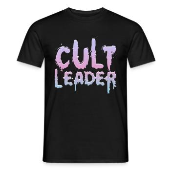 Chef de secte Pastel Goth Occult Witchcraft Gesch - T-shirt homme - noir - Devant - AI Model Male 178 light (178cm)