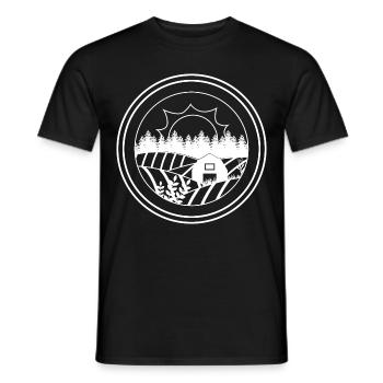 Farm Farmer - Men's T-Shirt - black - Front - AI Model Male 178 light (178cm)