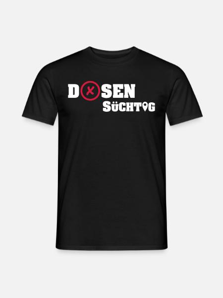 Geocacher: Dosensüchtig - Männer T-Shirt - Schwarz
