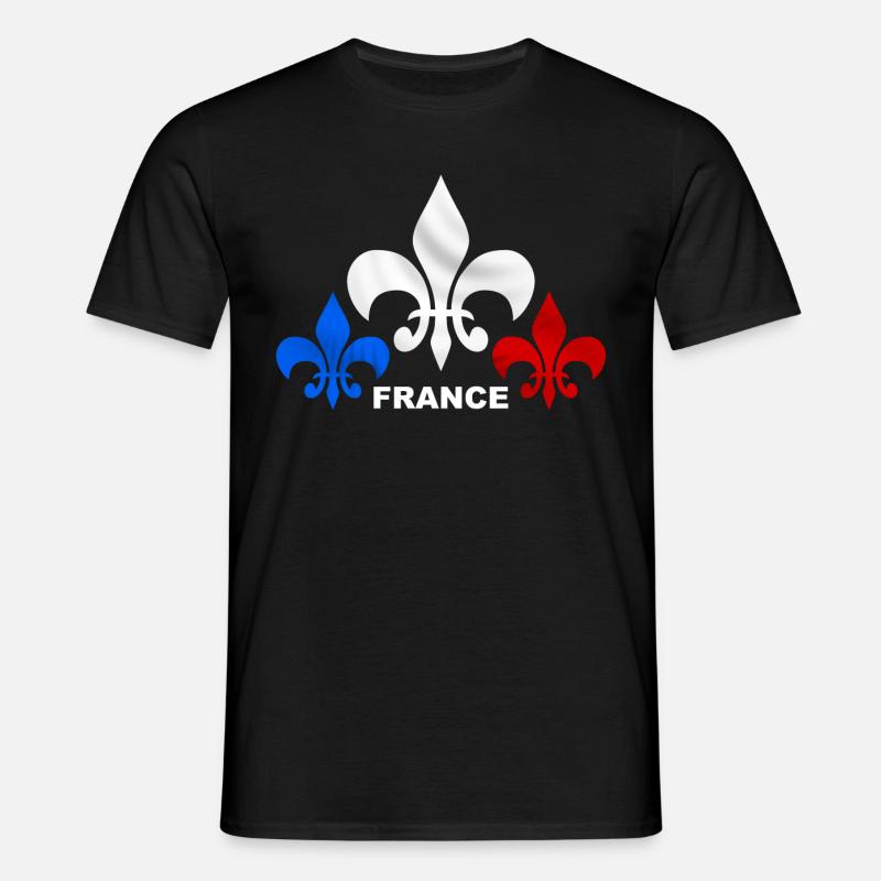 fleurs_de_lys_3 - Männer T-Shirt - Schwarz