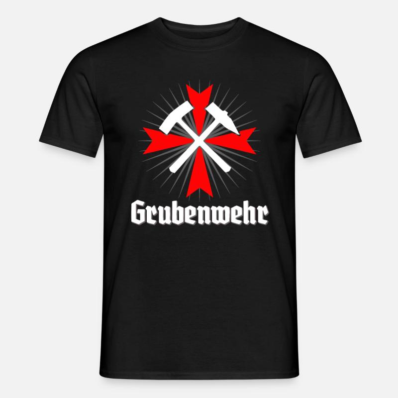 Grubenwehr - Männer T-Shirt - Schwarz