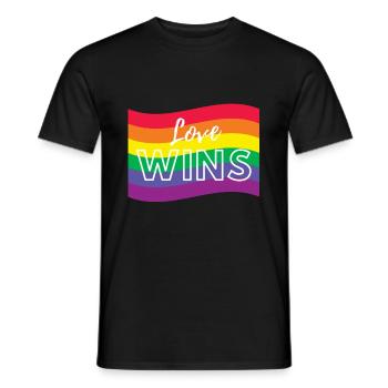 Pride - Männer T-Shirt - Schwarz - Vorne - AI Model Male 178 light (178cm)