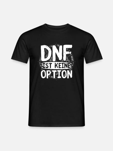 DNF ist keine Option - Geocacher - Männer T-Shirt - Schwarz
