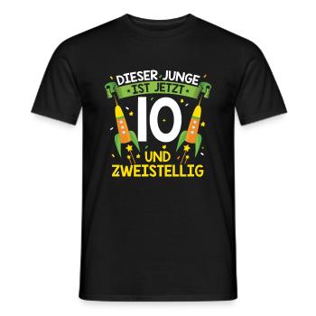 10 Geburtstag Geschenk | Jungs 10 Jahre - Männer T-Shirt - Schwarz - Vorne - AI Model Male 178 light (178cm)