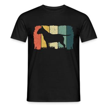Bull Terrier | Propriétaire de chien cadeau Bull Terrier - T-shirt homme - noir - Devant - AI Model Male 178 light (178cm)