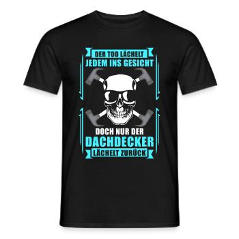 Dachdecker Geschenk | Dachdeckermeister lustiges - Männer T-Shirt - Schwarz - Vorne - AI Model Male 178 light (178cm)
