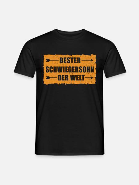 Bester Schwiegersohn Geschenk | Schwiegersöhne - Männer T-Shirt - Schwarz