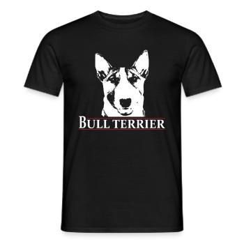 Cadeau Bull Terrier Propriétaire de chien Bull Terrier - T-shirt homme - noir - Devant - AI Model Male 178 light (178cm)
