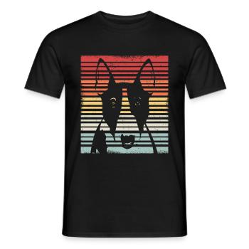 Bull Terrier | Cadeau de propriétaire de chien Bull Terrier - T-shirt homme - noir - Devant - AI Model Male 178 light (178cm)