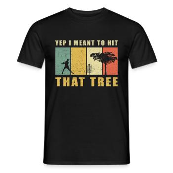 Discgolf Disc Golf | Discgolfspieler Geschenk - Männer T-Shirt - Schwarz - Vorne - AI Model Male 178 light (178cm)