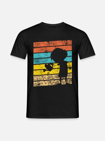 Blumen Gießen Garten Gärtner - Männer T-Shirt - Schwarz