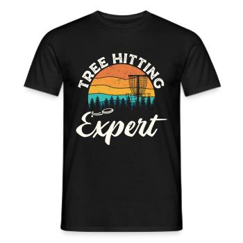 Disc Golf | Discgolf Discgolfspieler Geschenk - Männer T-Shirt - Schwarz - Vorne - AI Model Male 178 light (178cm)