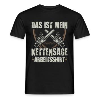 Tronçonneuse tronçonneuse Scie à chaîne Cadeau - T-shirt homme - noir - Devant - AI Model Male 178 light (178cm)