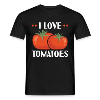 Tomate Jardin jardinier cadeau - T-shirt homme - noir - Devant - AI Model Male 178 light (178cm)