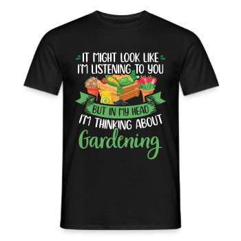 Jardinage Jardinier jardinier jardinier jardinier cadeau - T-shirt homme - noir - Devant - AI Model Male 178 light (178cm)