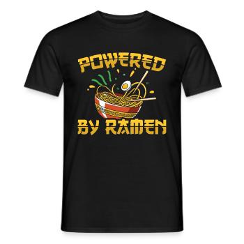 Ramen Japan Japanische Nudelsuppe Geschenk - Männer T-Shirt - Schwarz - Vorne - AI Model Male 178 light (178cm)