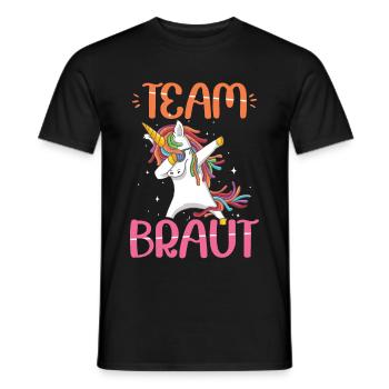 Team Braut Junggesellinnenabschied Geschenk - Männer T-Shirt - Schwarz - Vorne - AI Model Male 178 light (178cm)