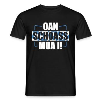 Bayern Bayrischer Dialekt Bayrisch Geschenk - Männer T-Shirt - Schwarz - Vorne - AI Model Male 178 light (178cm)