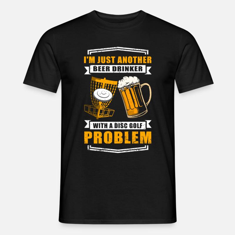 Discgolf | Discgolfer Discgolfspieler Geschenk - Männer T-Shirt - Schwarz