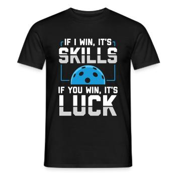 Pickleball | Pickleballspieler Geschenk - Männer T-Shirt - Schwarz - Vorne - AI Model Male 178 light (178cm)