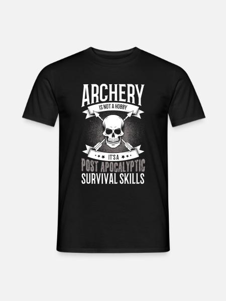 Archery Arrow Archer Archery - T-shirt uomo - nero