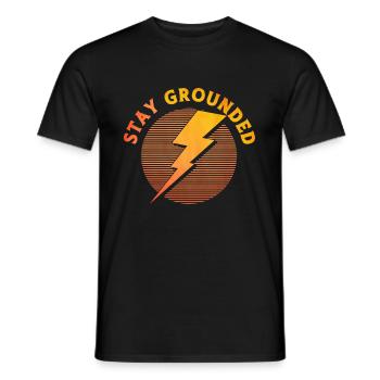 Electrician Saying Gift Electrician - Men's T-Shirt - black - Front - AI Model Male 178 light (178cm)