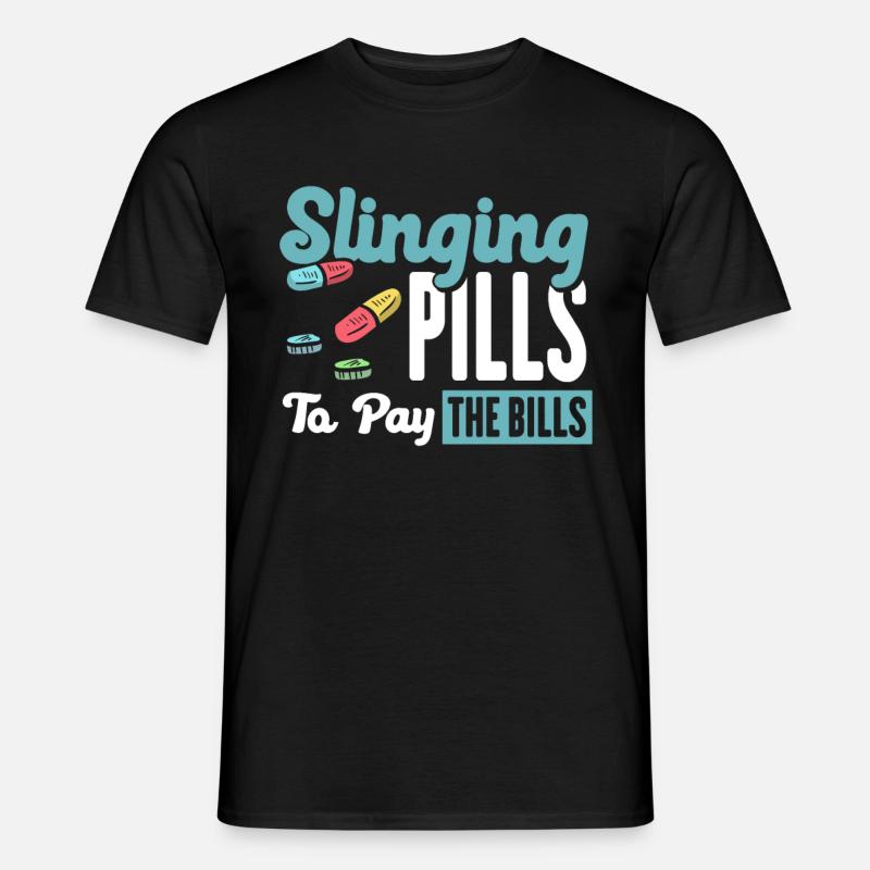 Pharmacist Gift, Pharmacy Pharmacy, Pharmacist - Men's T-shirt - black