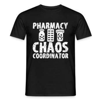 Pharmacist Gift, Pharmacy Pharmacy, Pharmacist - Men's T-Shirt - black - Front - AI Model Male 178 light (178cm)