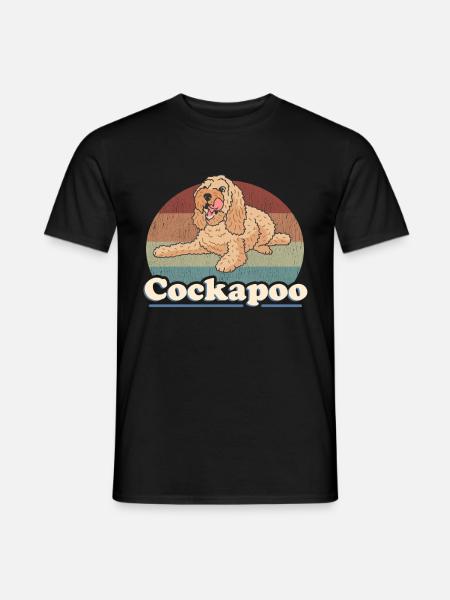 Cockapoo Hund Hundehalter Hundebesitzer Geschenk - Männer T-Shirt - Schwarz