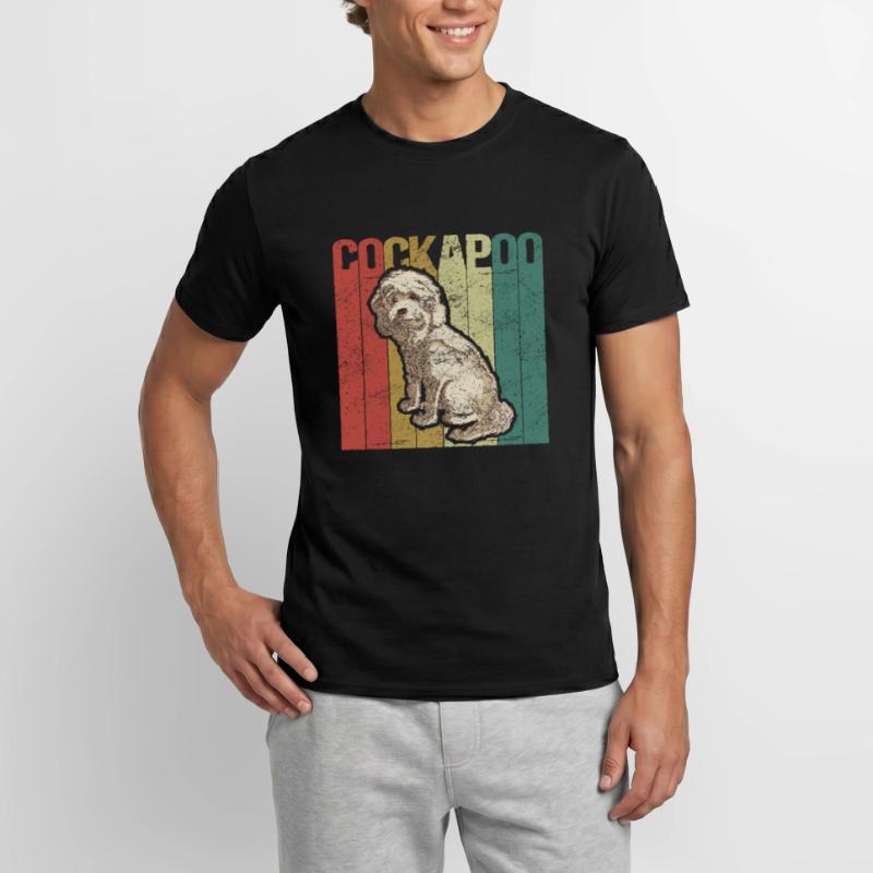Cockapoo Hunde | Cockerpoo Spoodle Geschenk Männer T-Shirt