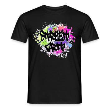 Graffiti street art - Männer T-Shirt - Schwarz - Vorne - AI Model Male 178 light (178cm)