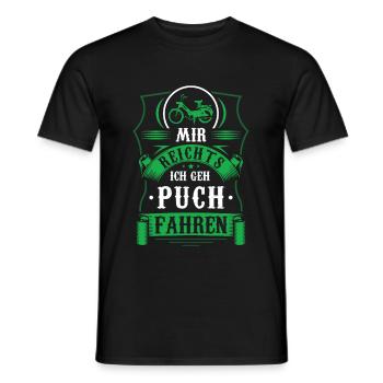 Mir reichts ich geh Moped fahren Steyr Mopedfahrer - Männer T-Shirt - Schwarz - Vorne - AI Model Male 178 light (178cm)