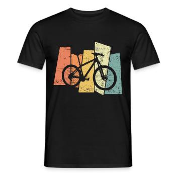 Retro Mountain bike - T-shirt homme - noir - Devant - AI Model Male 178 light (178cm)