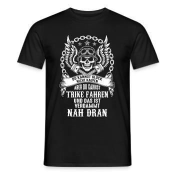 Trike Rider Trikes Tricycle Biker Triker Saying - Men's T-Shirt - black - Front - AI Model Male 178 light (178cm)