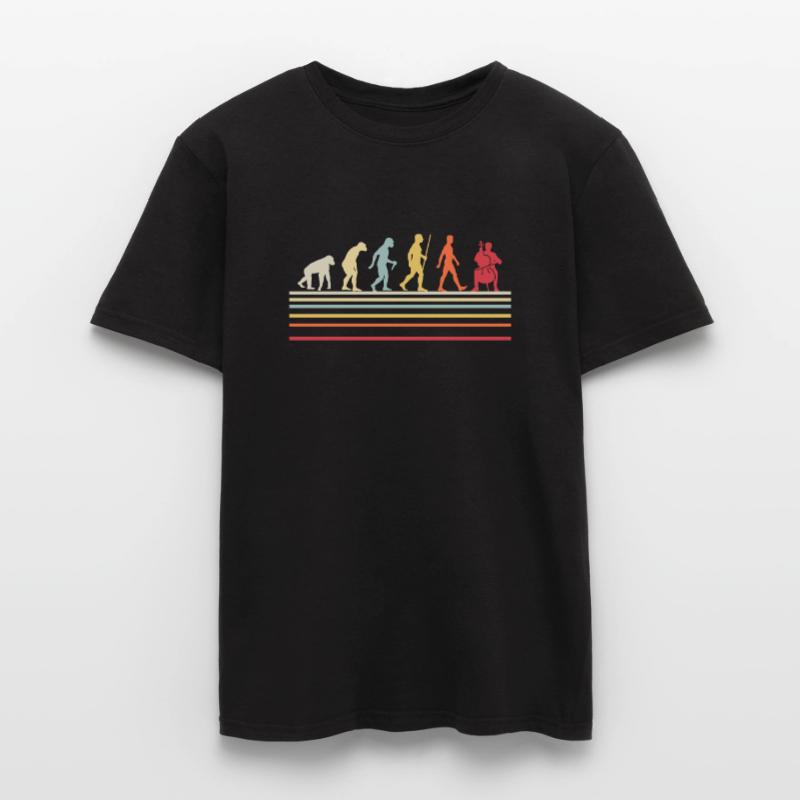 Rétro Evolution violoncelle T-shirt homme