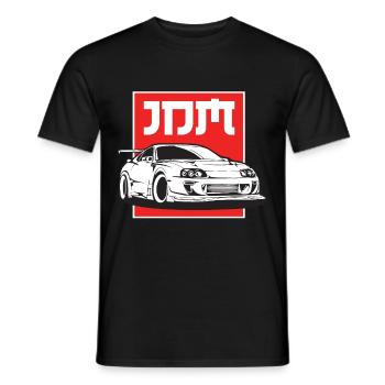Skyline 34 JDM Japon Tuning Voiture 90s Legend - T-shirt homme - noir - Devant - AI Model Male 178 light (178cm)