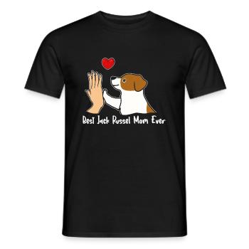 Best Jack Russel Mom Ever - Männer T-Shirt - Schwarz - Vorne - AI Model Male 178 light (178cm)