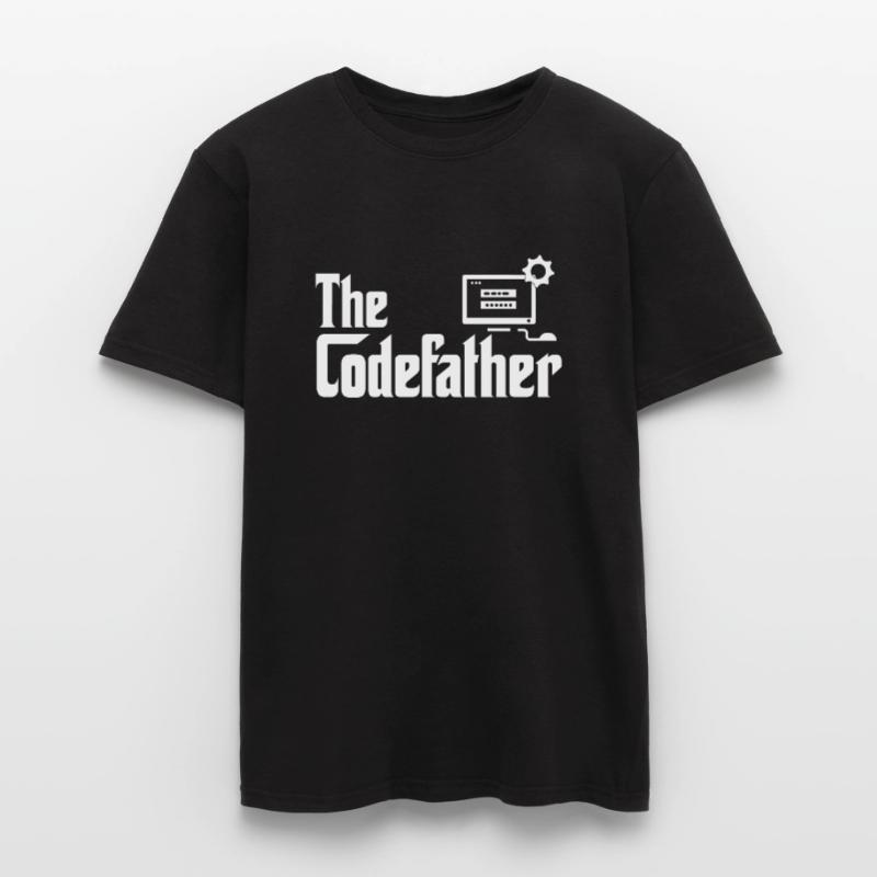 The Codefather Developer Coder Programmer Computer Men's T-Shirt