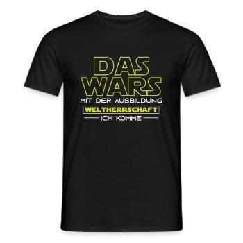 Das Wars Mit Der Ausbildung Prüfung Bestanden - Männer T-Shirt - Schwarz - Vorne - AI Model Male 178 light (178cm)