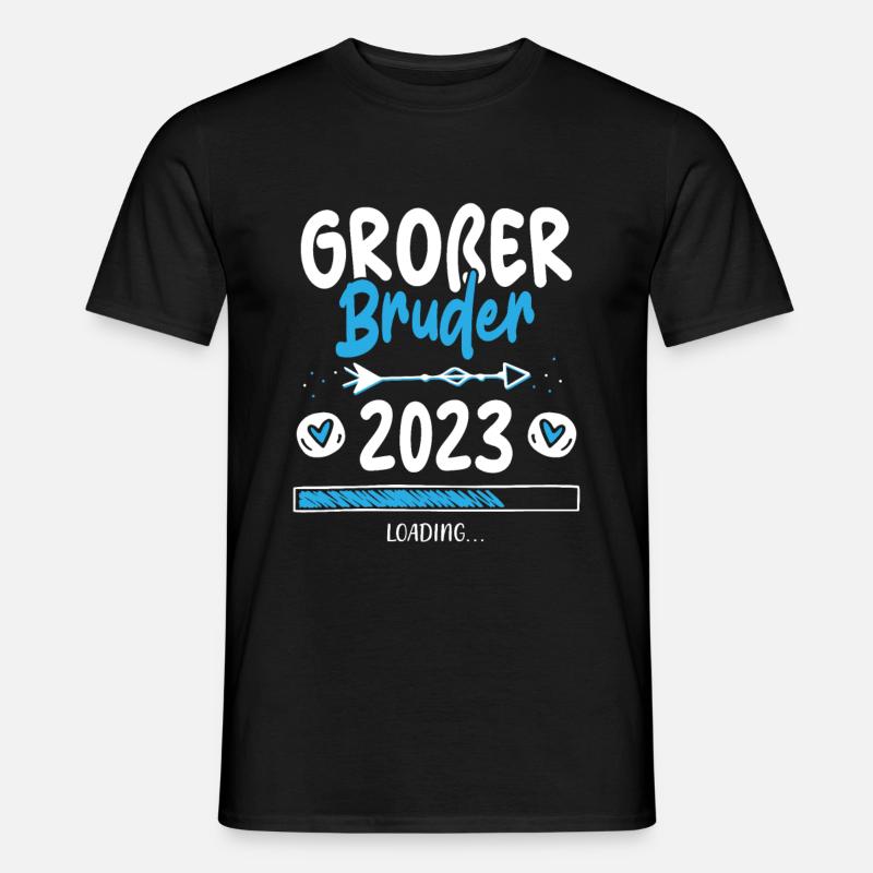 Großer Bruder 2023 Loading - Männer T-Shirt - Schwarz