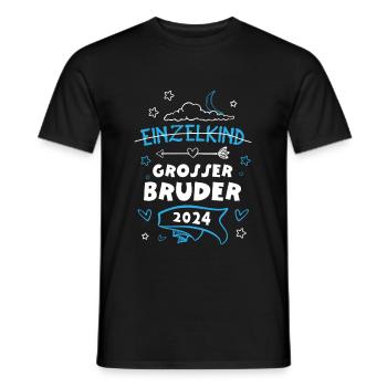 Großer Bruder 2024 Baby - Männer T-Shirt - Schwarz - Vorne - AI Model Male 178 light (178cm)