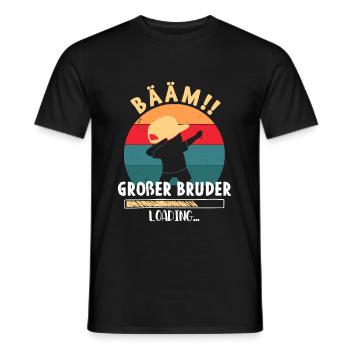 Bääm! Großer Bruder Loading Dabbing Junge - Männer T-Shirt - Schwarz - Vorne - AI Model Male 178 light (178cm)