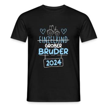 Großer Bruder 2024 - Männer T-Shirt - Schwarz - Vorne - AI Model Male 178 light (178cm)