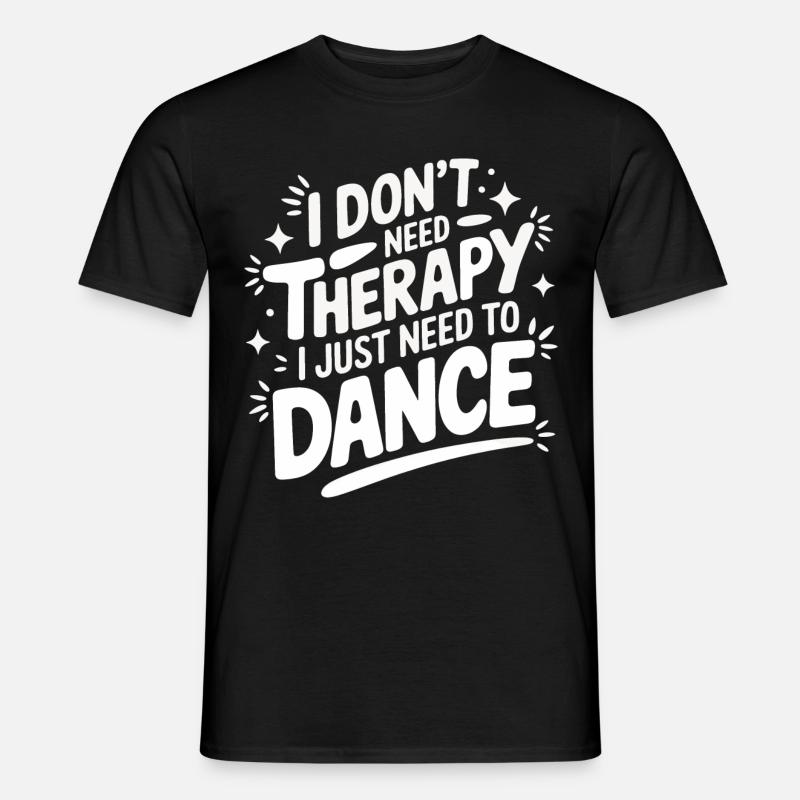 Dancing Dancers Dancing - Men's T-Shirt - black