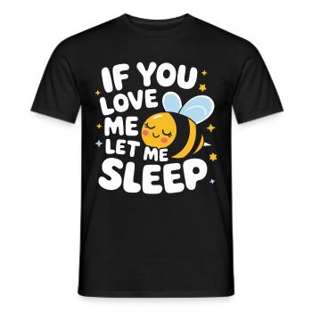 Honigbiene Imker Bienen Biene - Männer T-Shirt - Schwarz - Vorne - AI Model Male 178 light (178cm)