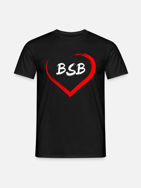 Back street in my heart - Men's T-Shirt - black