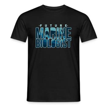 Marine Biology Biologist Future Marine Biologist - Men's T-Shirt - black - Front - AI Model Male 178 light (178cm)