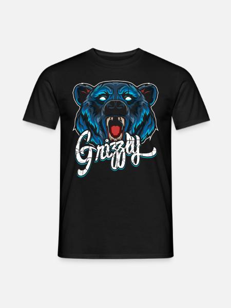 Grizzly Modern - Men's T-Shirt - black