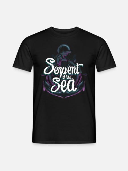 serpent de mer - T-shirt homme - noir