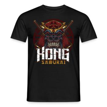 Samurai Kong Gorilla - Männer T-Shirt - Schwarz - Vorne - AI Model Male 178 light (178cm)